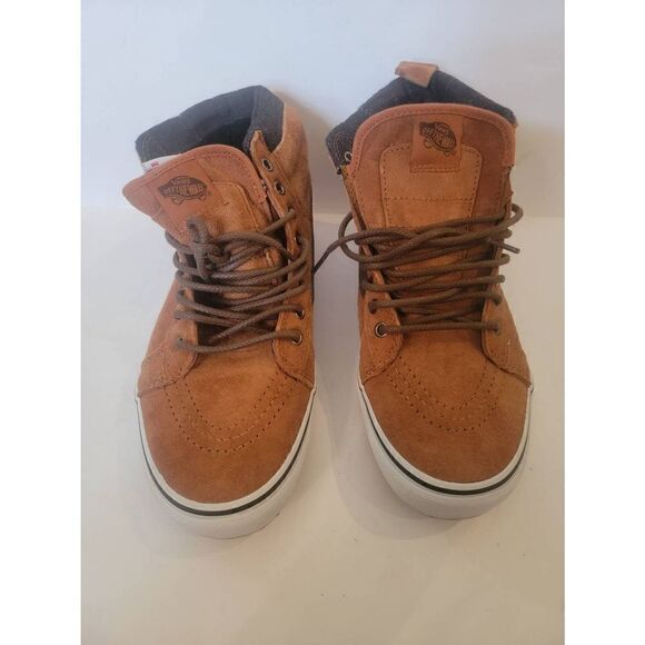 Vans Sk8 Hi Men's Brown Suede Scotch Guard High Top Sneakers Size 9 - Picture 1 of 8
